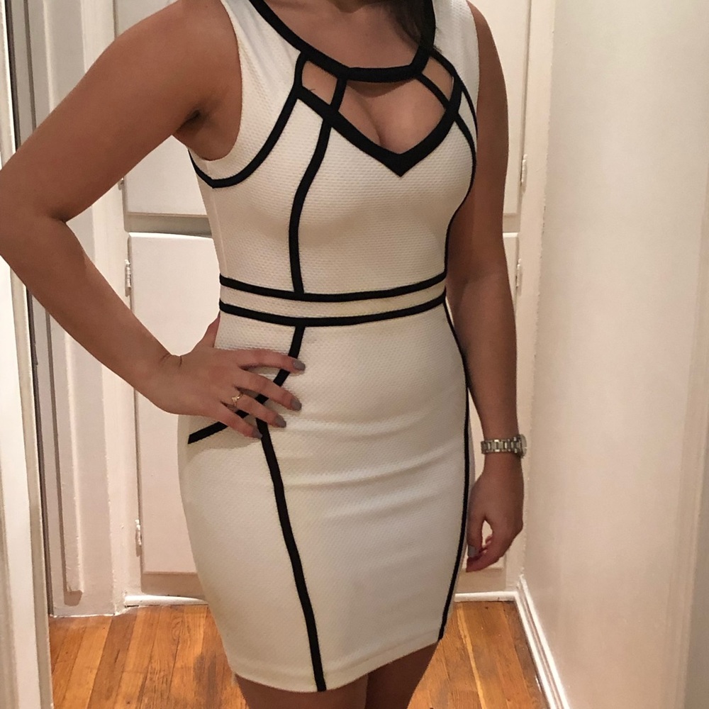 Angl Black/White Dress